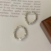 Sterling Silver Jewelry Finger Ring, 925 sterline d'argento, lucido, elastico & stili diversi per la scelta & per la donna, colore originale, Venduto da lotto