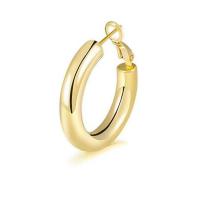 Stainless Steel Huggie Hoop Earring 304 Stainless Steel Donut real gold plated & for woman Sold By PC