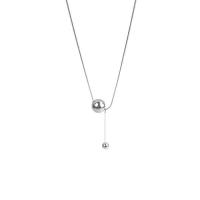 Edelstahl Schmuck Halskette, 316 L Edelstahl, rund, Schlangekette & für Frau, keine, Länge:ca. 18 ZollInch, verkauft von PC