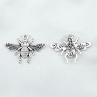 Zinc Alloy Animal Pendants Bee antique silver color plated Unisex nickel lead & cadmium free Approx Sold By Bag