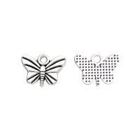 Zinc Alloy Animal Pendants Butterfly antique silver color plated Unisex nickel lead & cadmium free Approx Sold By Bag