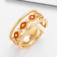 Titantium Steel δάχτυλο του δακτυλίου, Titanium Steel, κοσμήματα μόδας & για τη γυναίκα & σμάλτο, χρυσαφένιος, 20mm, Sold Με PC