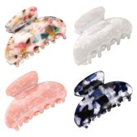 Hair Claw Clips, Acetate, fashion jewelry & for woman, more colors for choice, 65mm, Sold By PC