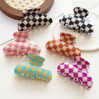 Hair Claw Clips, Acrylic, fashion jewelry & for woman & enamel, more colors for choice, 90mm,58*45mm, Sold By PC