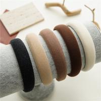 Hair Bands, Velveteen, with Sponge, fashion jewelry & for woman, more colors for choice, 152x135mm, Sold By PC