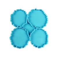 ENSEMBLE de moules époxy DE DIY, silicone, bleu, 190x193mm, Vendu par PC