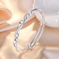 Brass Bangle plated Adjustable & for woman 60.40mm Sold By Lot