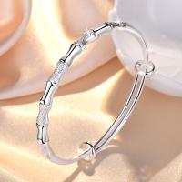 Brass Bangle plated Adjustable & for woman 58.80mm Sold By Lot