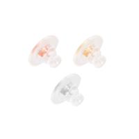 Resin Ear Nut Component, plated, more colors for choice, 11x7mm, 300PCs/Lot, Sold By Lot