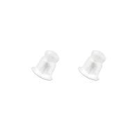 Ρητίνη Ear Nut Component, χύτευση με έγχυση, διαφορετικά στυλ για την επιλογή, αρχικό χρώμα, 500PCs/Παρτίδα, Sold Με Παρτίδα