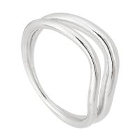 Vinger Ring in edelstaal, 316 Roestvrij staal, mode sieraden & uniseks, oorspronkelijke kleur, Maat:6, Verkocht door PC
