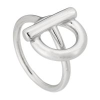 Палец кольцо из нержавеющей стали, Нержавеющая сталь 316, ювелирные изделия моды & Мужская, оригинальный цвет, 17.5mm,2mm, размер:9.5, продается PC