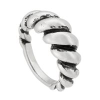 Vinger Ring in edelstaal, 316 Roestvrij staal, mode sieraden & voor vrouw, oorspronkelijke kleur, 9mm,3mm, Maat:6.5, Verkocht door PC