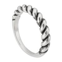 Vinger Ring in edelstaal, 316 Roestvrij staal, mode sieraden & voor vrouw, oorspronkelijke kleur, 4x2.5mm, Maat:9, Verkocht door PC