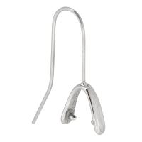 Stainless Steel Hook Earwire 316 Stainless Steel fashion jewelry & Unisex original color 0.8mm 28mm Sold By PC