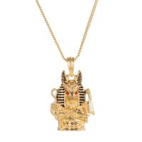 Cink Alloy nakit ogrlice, s 7cm Produžetak lanac, zlatna boja pozlaćen, modni nakit & različitih stilova za izbor & za žene & emajl, više boja za izbor, Dužina 60 cm, Prodano By PC