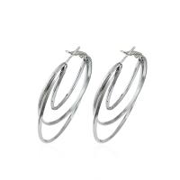 Zinc Alloy Drop Earrings plated fashion jewelry & for woman 45mm Sold By Pair