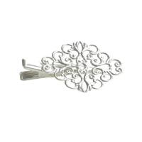 Alligator Hair Clip, Brass, rack plating, DIY, more colors for choice, nickel, lead & cadmium free, 30x46mm, Sold By PC