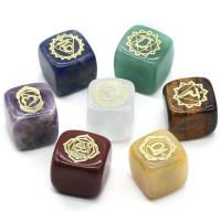 Gemstone Decoration Square polished 7 pieces 16-18mm Sold By Set