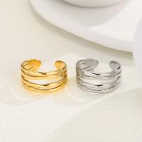 Titanium Steel Finger Ring, fashion jewelry & for woman, more colors for choice, 20mm, Sold By PC