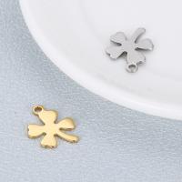 Stainless Steel Pendants 304 Stainless Steel Four Leaf Clover fashion jewelry & DIY Sold By PC
