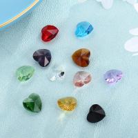 Kryształowe koraliki w kształcie serca, Kryształ, Serce, biżuteria moda & DIY, Więcej kolorów do wyboru, 14mm, sprzedane przez PC
