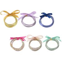 Rubber Bracelet, Donut, fashion jewelry & Unisex, more colors for choice, 5mm, Inner Diameter:Approx 70mm, Sold By PC