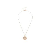 Zinc Alloy Jewelry Necklace with 2.28inch extender chain 12 Signs of the Zodiac gold color plated fashion jewelry & Unisex nickel lead & cadmium free Length Approx 16 Inch Sold By PC