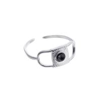 Edelstahl Ringe, 304 Edelstahl, mit Naturstein, Modeschmuck & unisex, keine, 18mm, verkauft von PC
