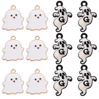 Zinc Alloy Enamel Pendants Ghost plated Unisex nickel lead & cadmium free Approx Sold By Bag