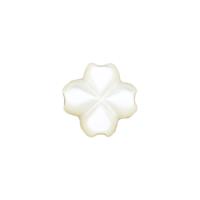 Vit Lip Shell Pärlor, Blomma, Sned, DIY & olika storlek för val, vit, Säljs av PC