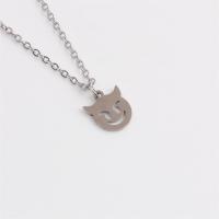 304 Stainless Steel Necklace, polished, Halloween Design & for woman, original color, Length:15.75 Inch, Sold By PC