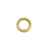 Brass Linking Ring, Donut, Vacuum Plating, DIY & different size for choice, golden, Sold By PC
