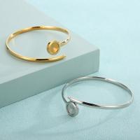 Stainless Steel Bangle 304 Stainless Steel DIY & for woman 60*4mm 14mm Sold By PC