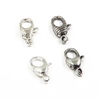925 Sterling Silver Lobster Claw Clasp, polished, different styles for choice, more colors for choice, 15mm, Sold By PC