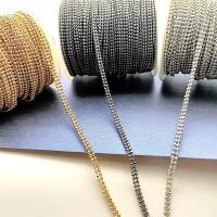Brass Ball Chain, plated, DIY, more colors for choice, nickel, lead & cadmium free, 2mm, Sold By m