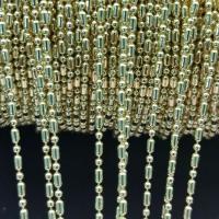 Brass Beading Chains, 14K gold plated, DIY, nickel, lead & cadmium free, 1.50mm, Sold By m