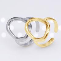 Stainless Steel Finger Ring, 304 Stainless Steel, Vacuum Ion Plating, fashion jewelry & Unisex, more colors for choice, 23x15mm, Sold By PC