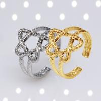 Stainless Steel Finger Ring 304 Stainless Steel Star Vacuum Ion Plating fashion jewelry & Unisex 16mm Sold By PC