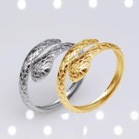 Stainless Steel Finger Ring 304 Stainless Steel Snake Vacuum Ion Plating fashion jewelry & Unisex 9mm Sold By PC