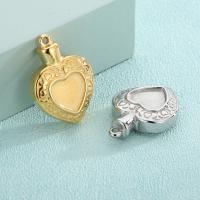 Fashion Locket Pendants, 304 Stainless Steel, Heart, DIY, more colors for choice, 29x21mm, Sold By PC