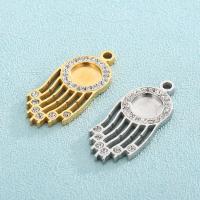 Stainless Steel Pendants 304 Stainless Steel DIY & micro pave cubic zirconia Sold By PC
