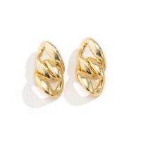 Brass Drop Earring Resin with Brass fashion jewelry & for woman golden Sold By Pair
