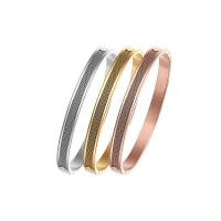 Titanium Steel Bangle, Donut, Vacuum Ion Plating, fashion jewelry & Unisex & different size for choice, more colors for choice, Sold By PC