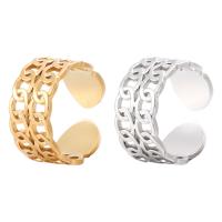 Titanium Steel Δέσε δάχτυλο του δακτυλίου, κοσμήματα μόδας & για άνδρες και γυναίκες & διαφορετικό μέγεθος για την επιλογή & κοίλος, περισσότερα χρώματα για την επιλογή, Sold Με PC
