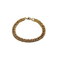 Zinc Alloy Bracelet plated fashion jewelry & for man nickel lead & cadmium free 7mm Length 22 cm Sold By PC