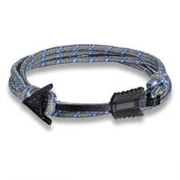 Milan Cord Bracelet, with Tibetan Style, plated, Unisex, more colors for choice, Length:Approx 8.26 Inch, Sold By PC