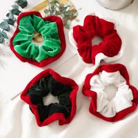 Hair Scrunchies, Velveteen, fashion jewelry & for woman, more colors for choice, 110mm, Sold By PC