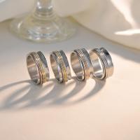 Titantium Steel δάχτυλο του δακτυλίου, Titanium Steel, γυαλισμένο, διαφορετικό μέγεθος για την επιλογή & για τη γυναίκα, 8x2.30mm, Sold Με PC