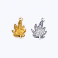 Stainless Steel Extender Chain Drop 304 Stainless Steel Maple Leaf Vacuum Ion Plating fashion jewelry & DIY Sold By Bag